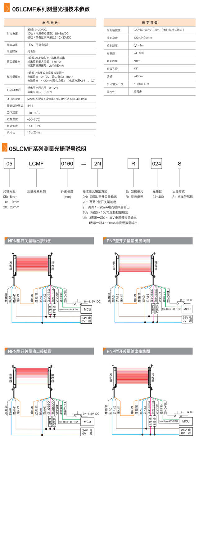 LCM系列微型安全光栅